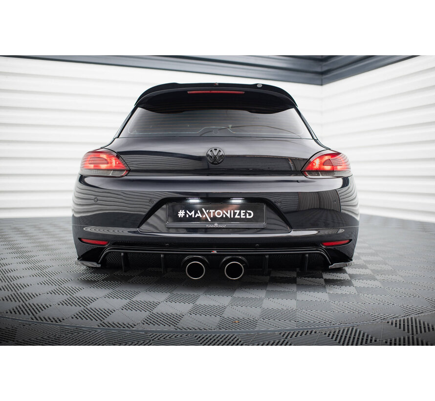 Maxton Design Rear Valance V.2 Volkswagen Scirocco Mk3 (R32 Exhaust)