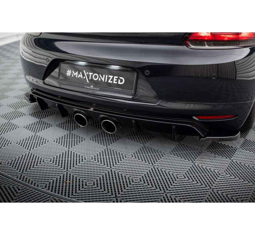 Maxton Design Rear Valance V.2 Volkswagen Scirocco Mk3 (R32 Exhaust)