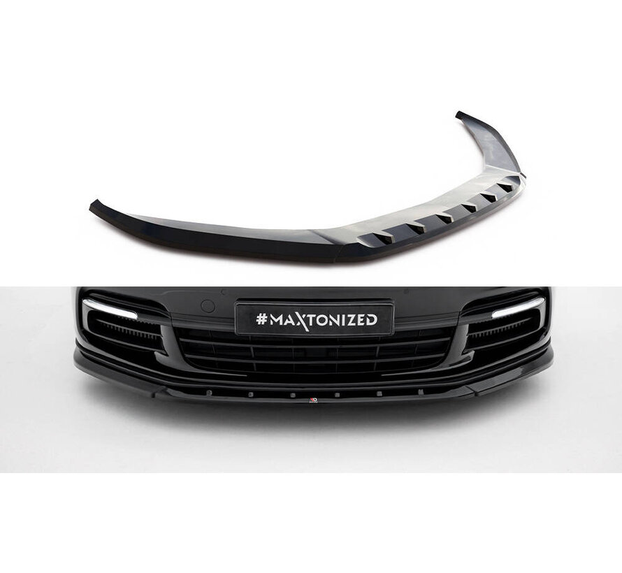 Maxton Design Front Splitter V.1 Porsche Panamera E-Hybrid / Panamera 4S 971