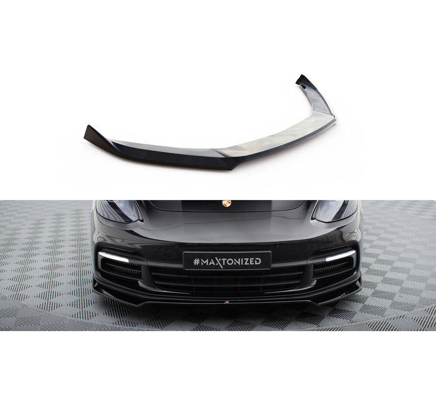 Maxton Design Front Splitter V.2 Porsche Panamera E-Hybrid / Panamera 4S 971
