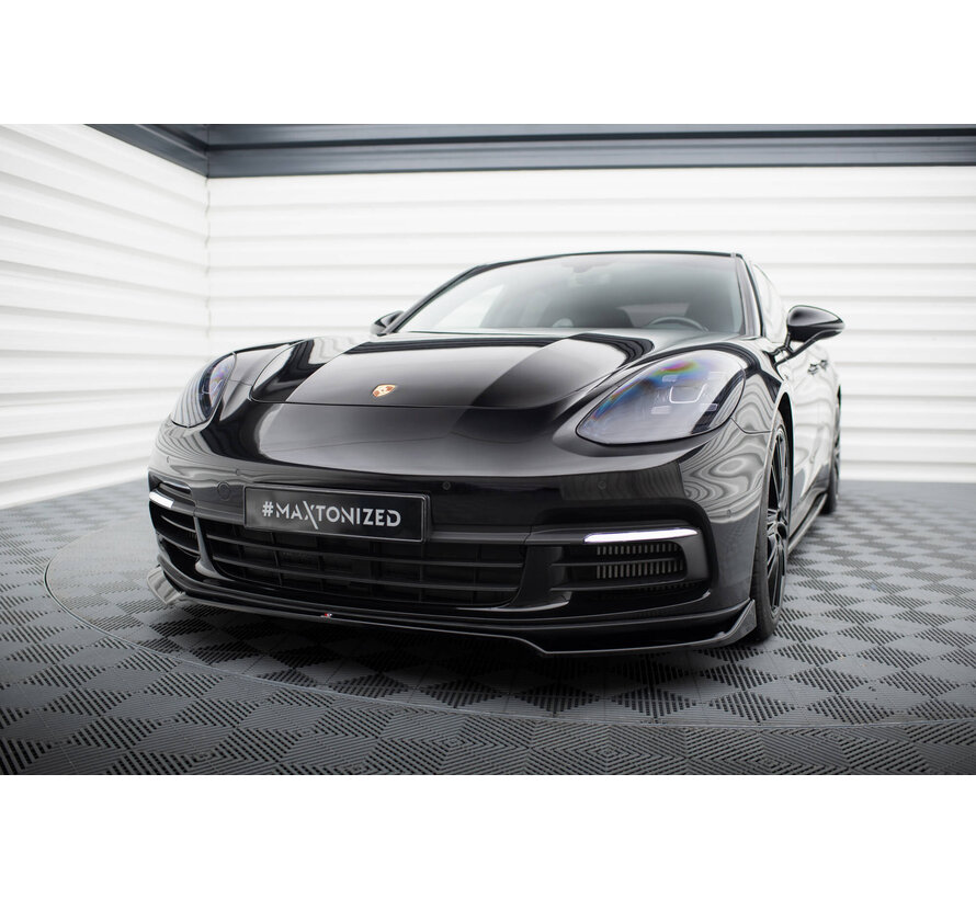 Maxton Design Front Splitter V.2 Porsche Panamera E-Hybrid / Panamera 4S 971