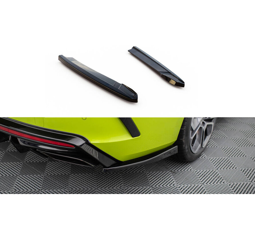 Maxton Design Rear Side Splitters V.4 Skoda Octavia RS Mk4