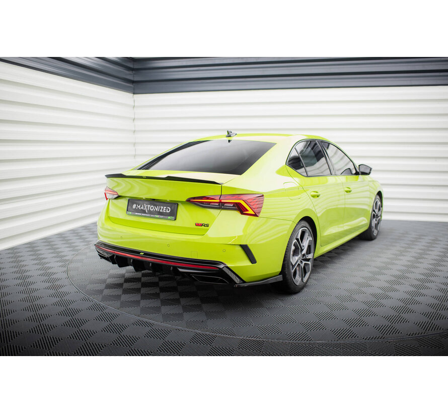 Maxton Design Rear Side Splitters V.4 Skoda Octavia RS Mk4
