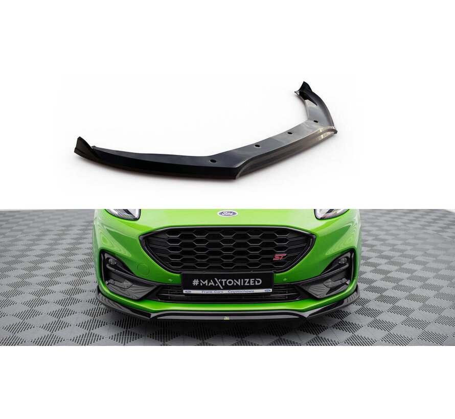Maxton Design Front Splitter V.2 Ford Puma ST / ST-Line Mk1