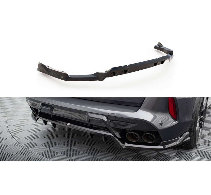 Maxton Design Rear Splitter (with vertical bars) BMW X5 M F95 Facelift