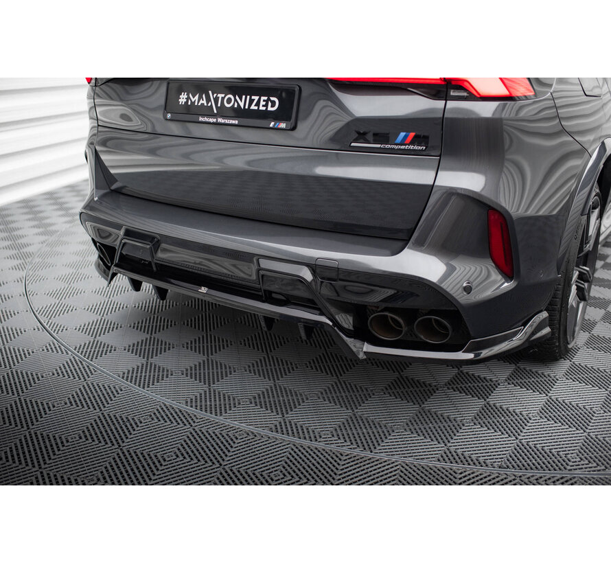Maxton Design Rear Splitter (with vertical bars) BMW X5 M F95 Facelift