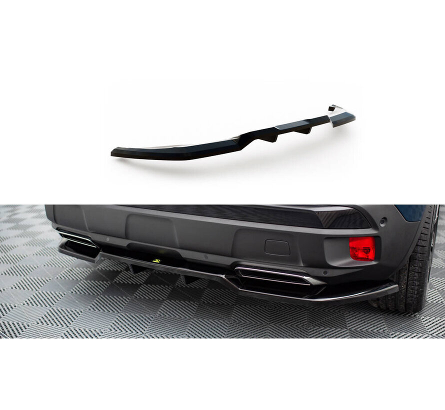Maxton Design Rear Splitter (with vertical bars) Peugeot 3008 GT-Line Mk2 Facelift