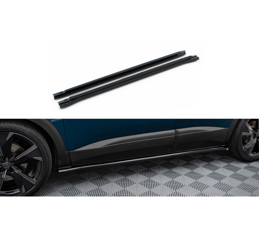 Maxton Design Side Skirts Diffusers Peugeot 3008 GT-Line Mk2 Facelift