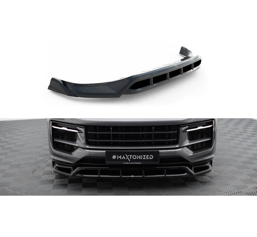 Maxton Design Front Splitter Porsche Cayenne SUV / Coupe Mk3 Facelift