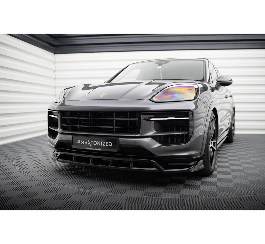 Maxton Design Front Splitter Porsche Cayenne SUV / Coupe Mk3 Facelift