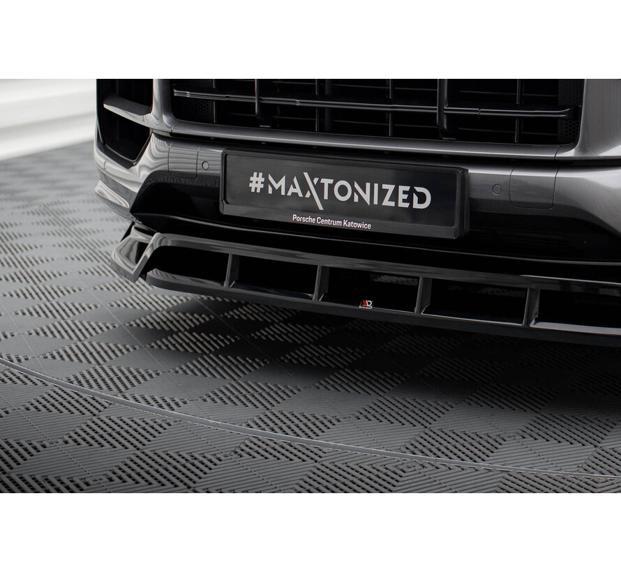 Maxton Design Front Splitter Porsche Cayenne SUV / Coupe Mk3 Facelift