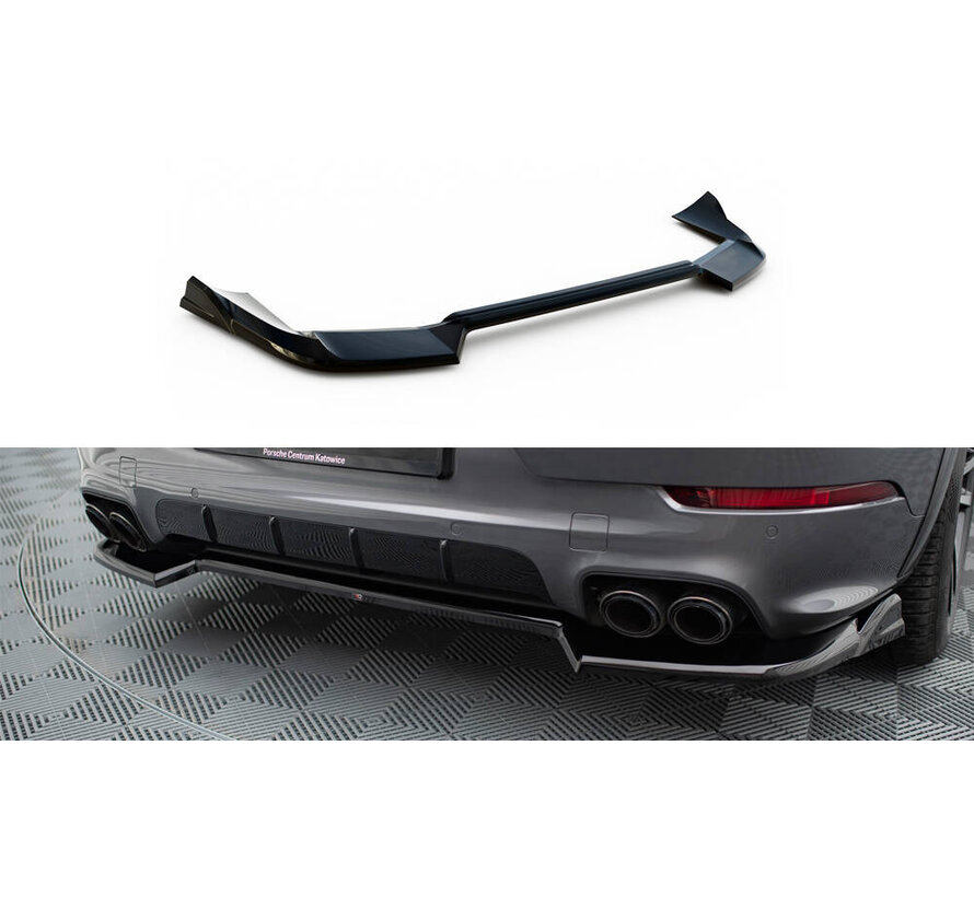Maxton Design Rear Splitter Porsche Cayenne SUV / Coupe Mk3 Facelift