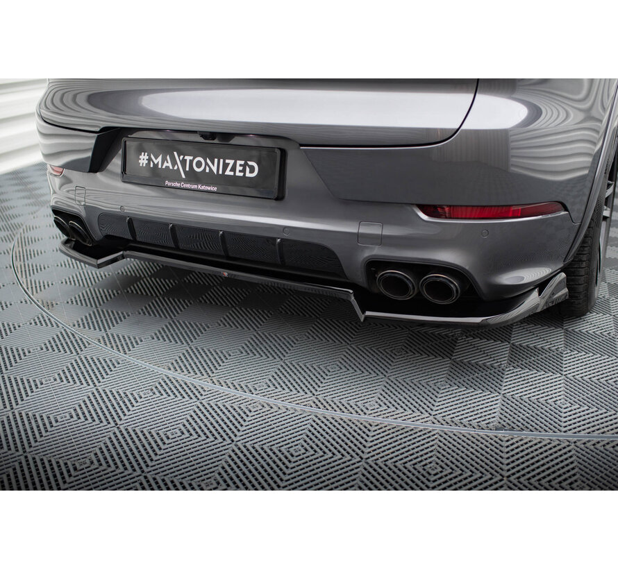 Maxton Design Rear Splitter Porsche Cayenne SUV / Coupe Mk3 Facelift