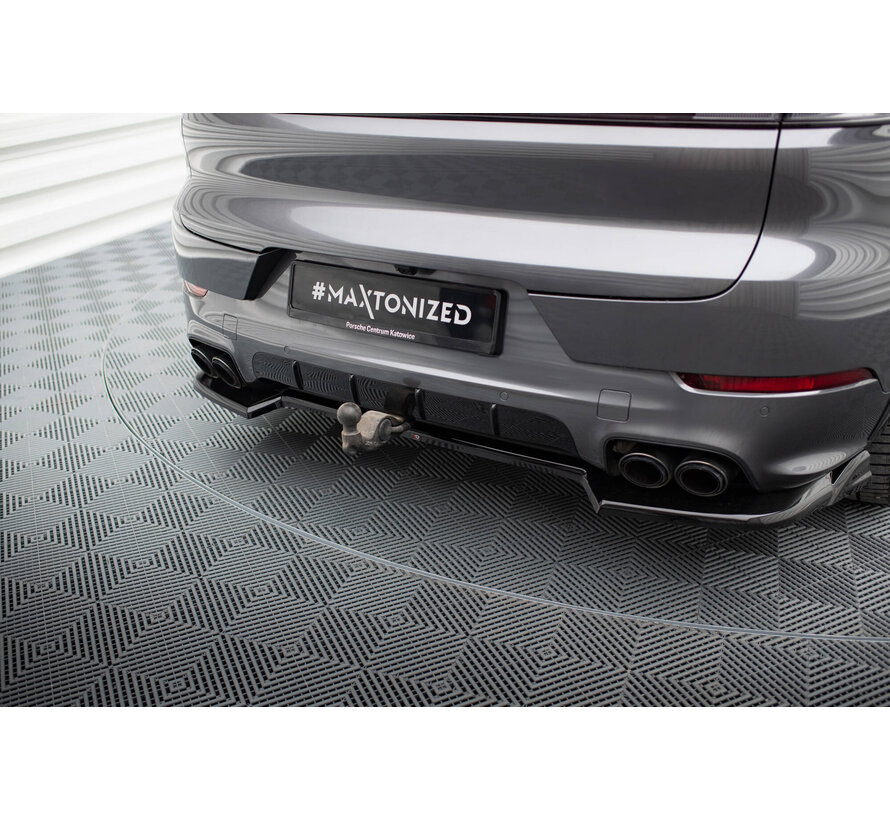 Maxton Design Rear Splitter Porsche Cayenne SUV / Coupe Mk3 Facelift