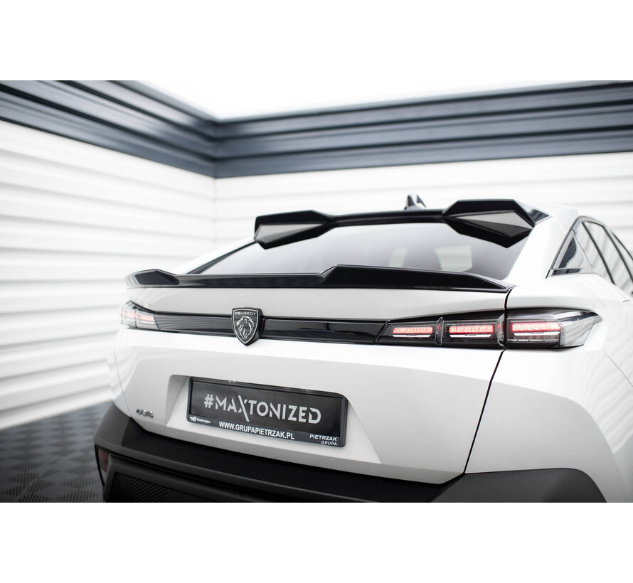 Maxton Design Lower Spoiler Cap 3D Peugeot 408 Mk1