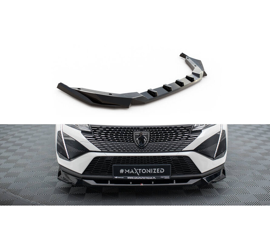 Maxton Design Front Splitter Peugeot 408 Mk1