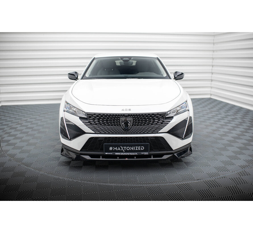Maxton Design Front Splitter Peugeot 408 Mk1