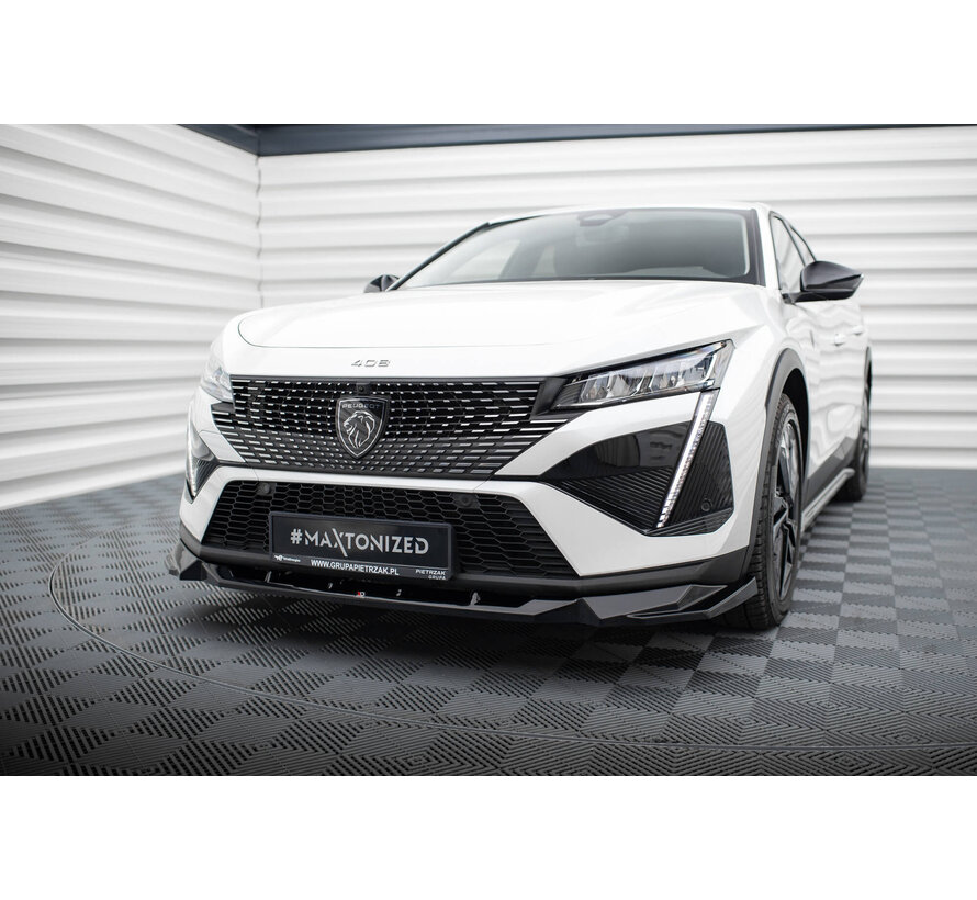 Maxton Design Front Splitter Peugeot 408 Mk1