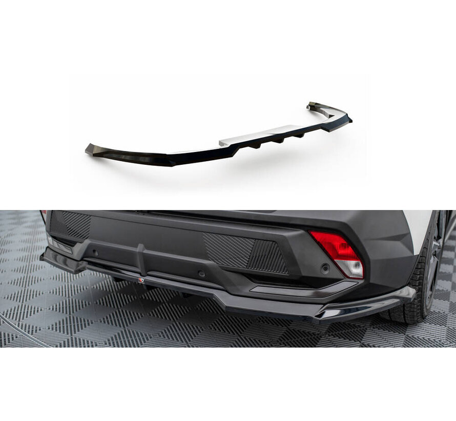 Maxton Design Rear Splitter (with vertical bars) Peugeot 408 Mk1