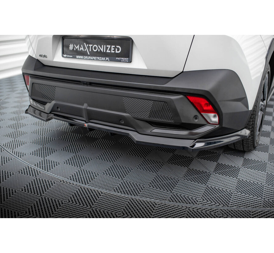 Maxton Design Rear Splitter (with vertical bars) Peugeot 408 Mk1