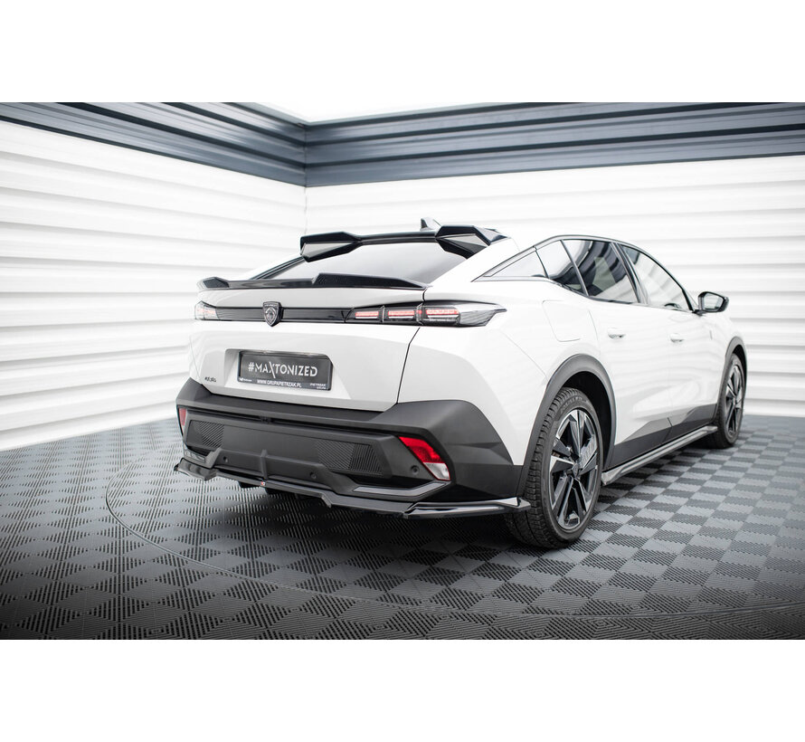 Maxton Design Rear Splitter (with vertical bars) Peugeot 408 Mk1
