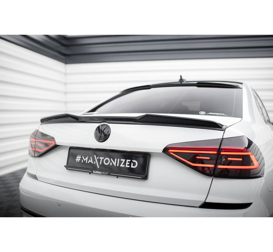 Maxton Design Spoiler Cap 3D Volkswagen Passat GT B8 Facelift USA