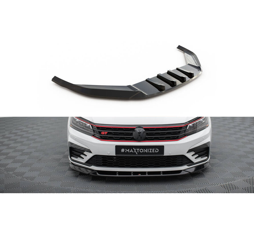 Maxton Design Front Splitter V.2 Volkswagen Passat GT B8 Facelift USA