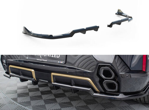Maxton Design Maxton Design Rear Splitter (with vertical bars) BMW XM G09