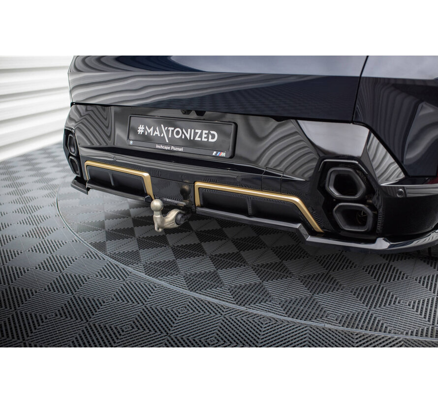 Maxton Design Rear Splitter (with vertical bars) BMW XM G09
