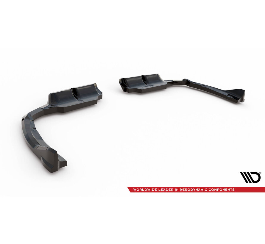 Maxton Design Rear Splitter (with vertical bars) BMW XM G09