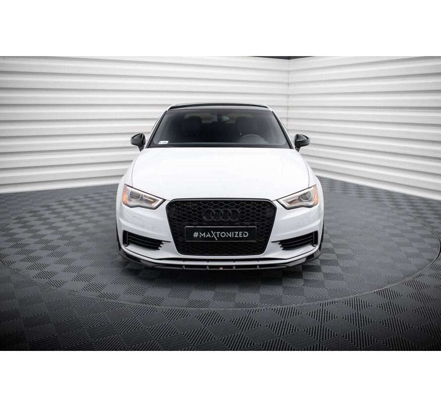 Maxton Design Front Splitter V.1 Audi A3 Sedan 8V