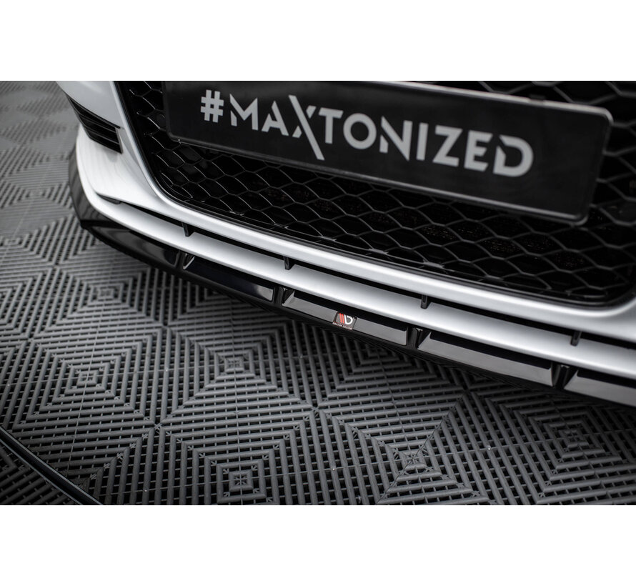 Maxton Design Front Splitter V.1 Audi A3 Sedan 8V