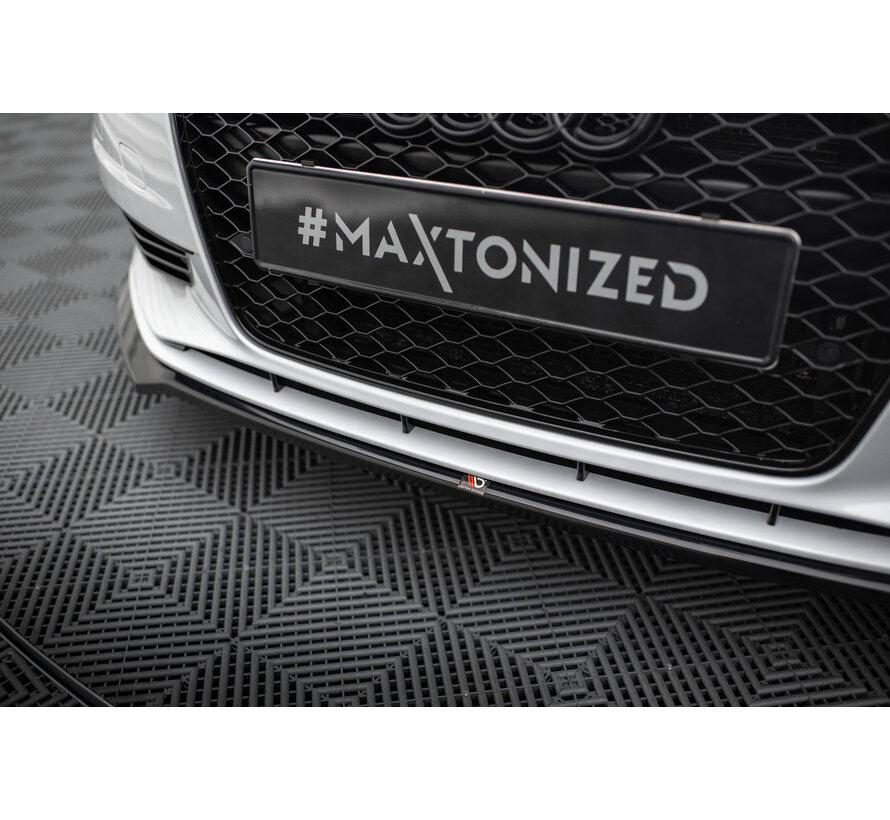 Maxton Design Front Splitter V.2 Audi A3 Sedan 8V