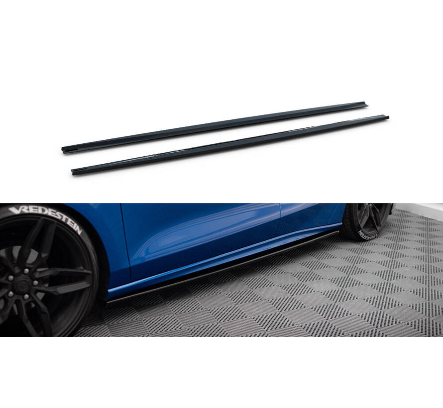 Maxton Design Side Skirts Diffusers V.2 Ford Focus ST / ST-Line Mk4
