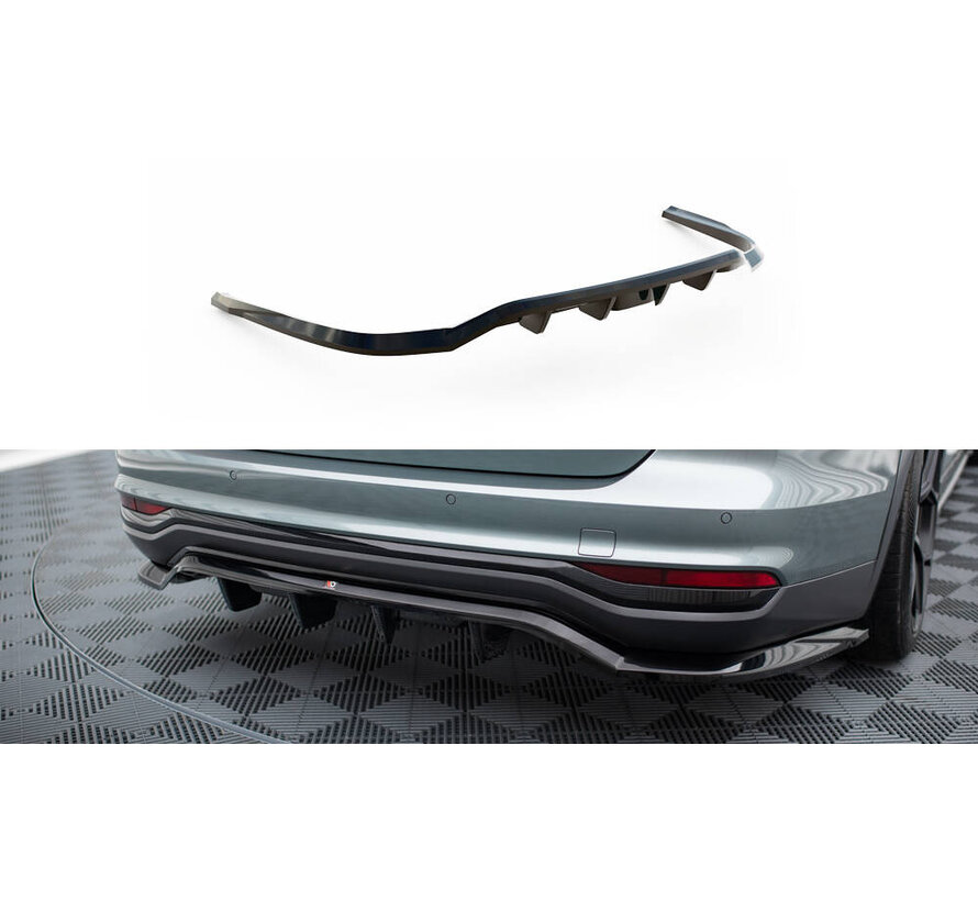Maxton Design Rear Splitter (with vertical bars) Audi A6 Allroad C8