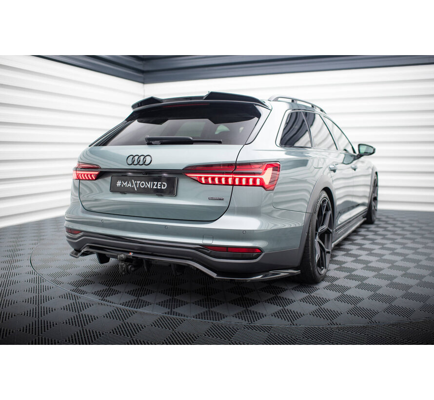 Maxton Design Rear Splitter (with vertical bars) Audi A6 Allroad C8
