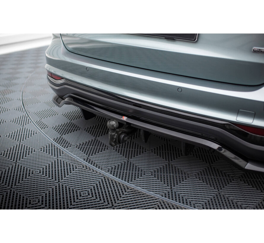 Maxton Design Rear Splitter (with vertical bars) Audi A6 Allroad C8