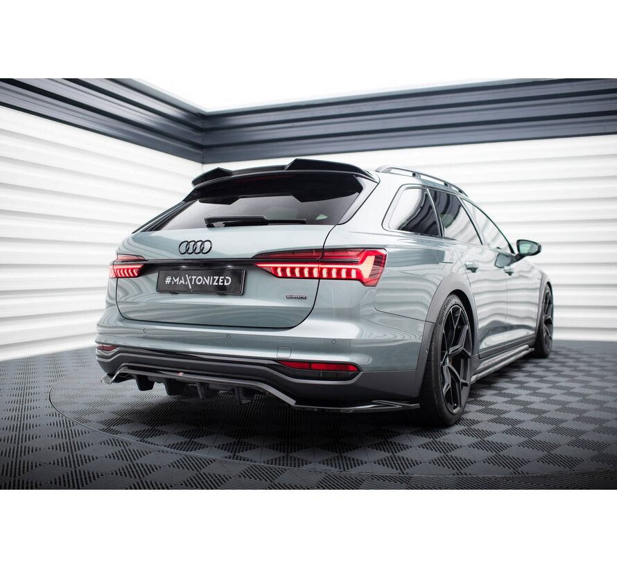 Maxton Design Rear Splitter (with vertical bars) Audi A6 Allroad C8