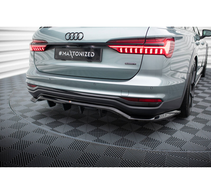 Maxton Design Rear Splitter (with vertical bars) Audi A6 Allroad C8