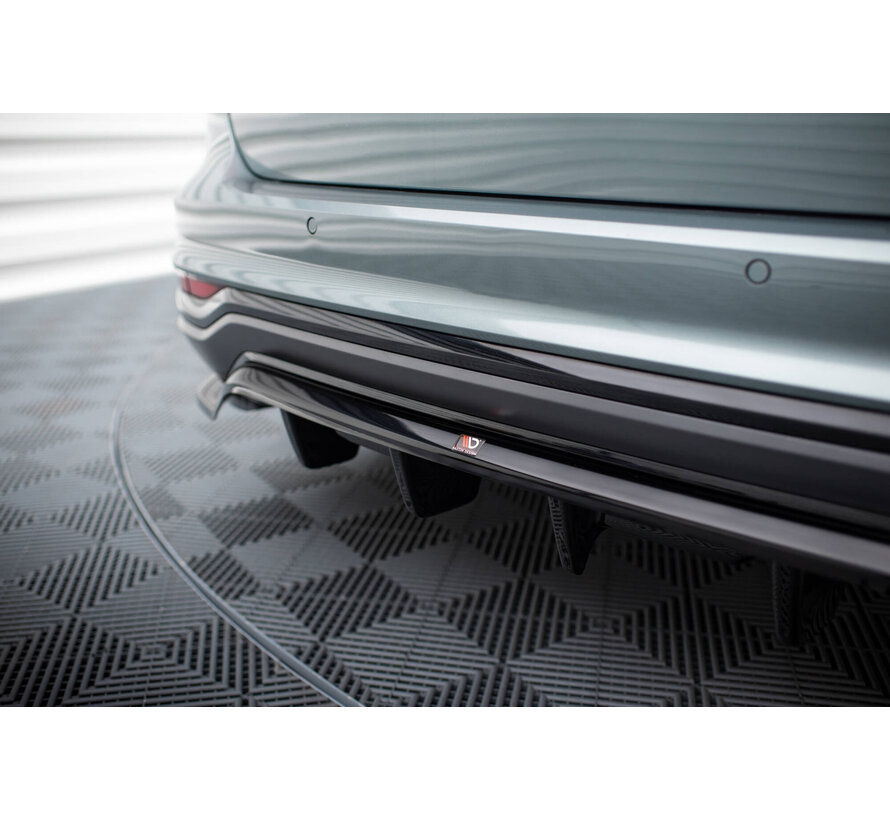 Maxton Design Rear Splitter (with vertical bars) Audi A6 Allroad C8