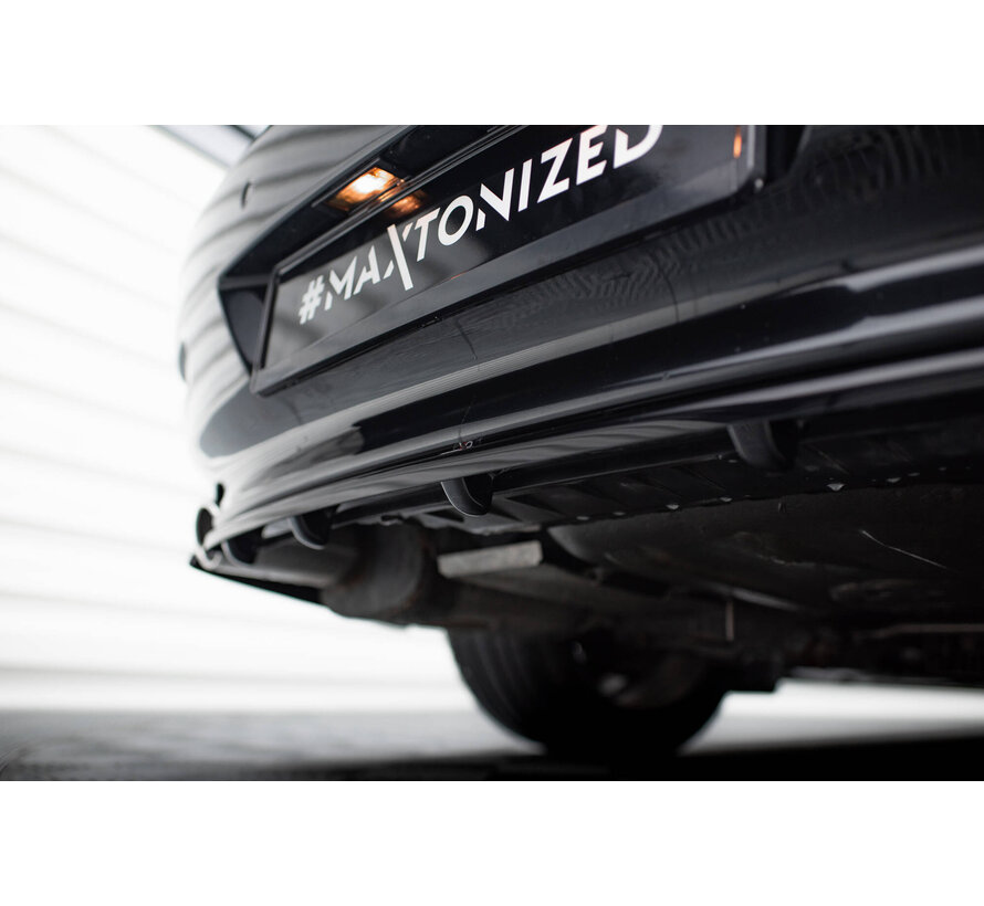Maxton Design Rear Splitter (with vertical bars) BMW 6 Coupe / Cabrio E63 / E64