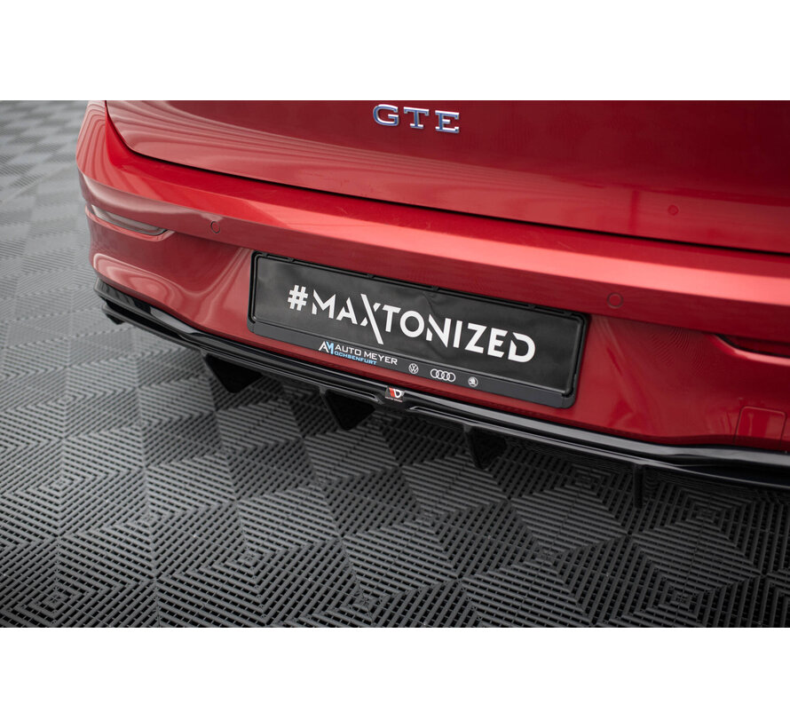 Maxton Design Rear Valance Volkswagen Golf GTE / R-Line Mk8 / Mk8 Facelift