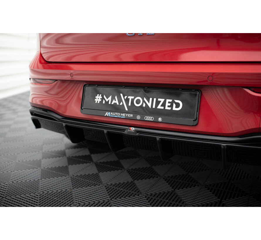 Maxton Design Rear Valance Volkswagen Golf GTE / R-Line Mk8 / Mk8 Facelift