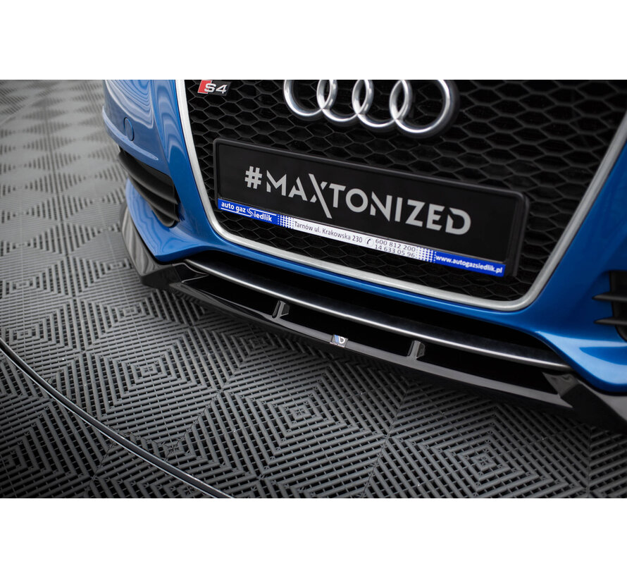 Maxton Design Front Splitter V.4 Audi S4 / A4 S-Line B8
