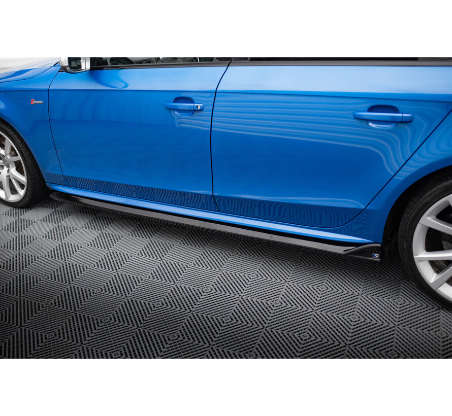 Maxton Design Side Skirts Diffusers V.4 Audi A4 / A4 S-Line / S4 B8