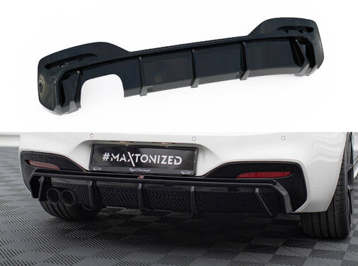 Maxton Design Maxton Design Rear Valance V.3 BMW 1 M-Pack F20 Facelift (Single side dual exhaust version)