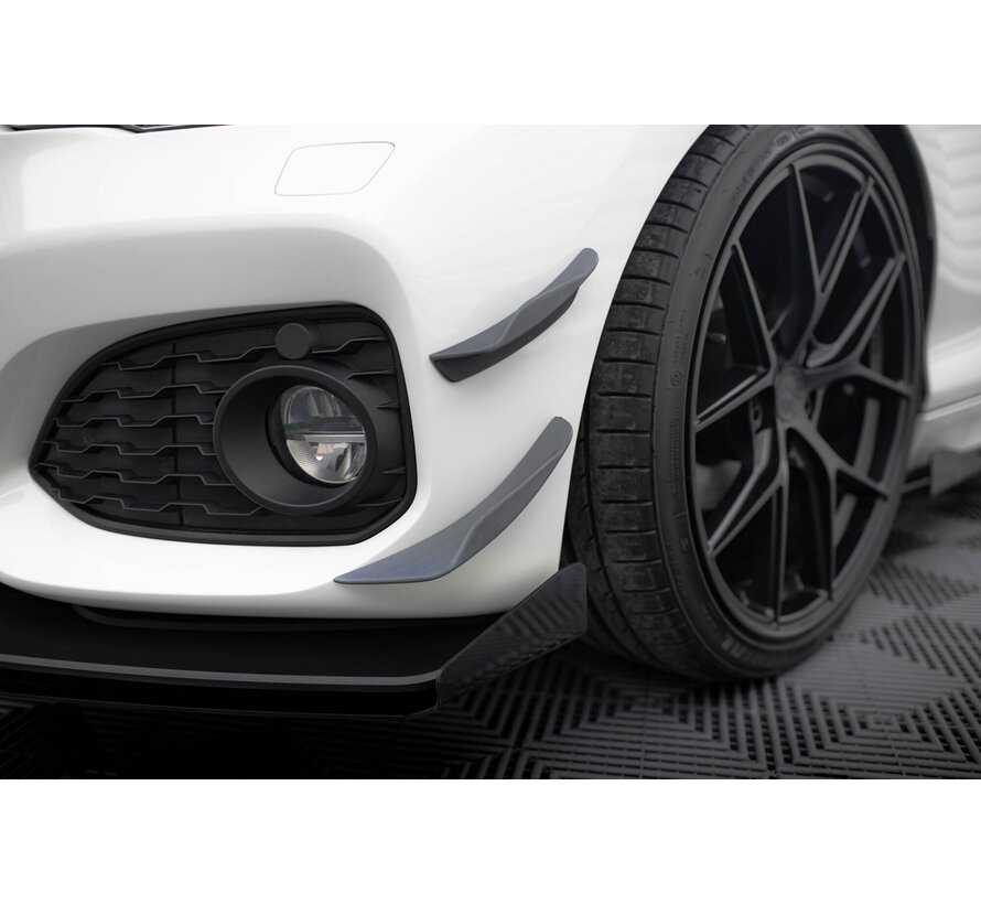 Maxton Design Front Bumper Wings (Canards) BMW 1 M-Pack / M140i F20 Facelift