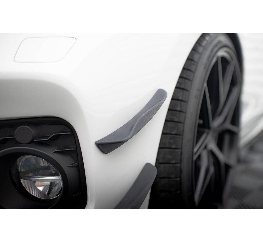 Maxton Design Front Bumper Wings (Canards) BMW 1 M-Pack / M140i F20 Facelift