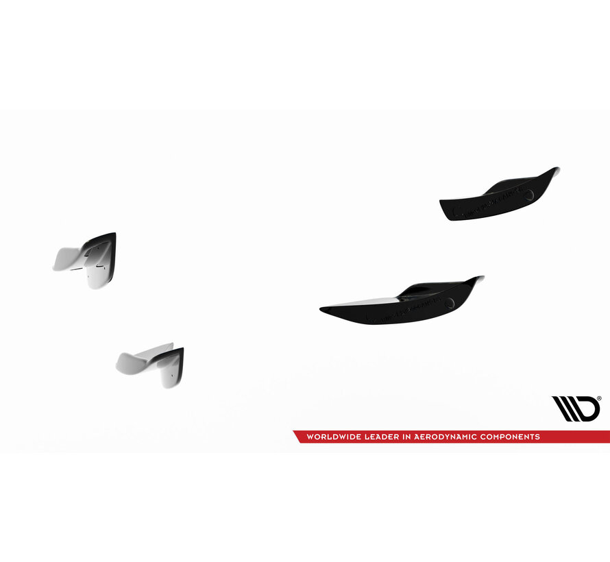 Maxton Design Front Bumper Wings (Canards) BMW 1 M-Pack / M140i F20 Facelift
