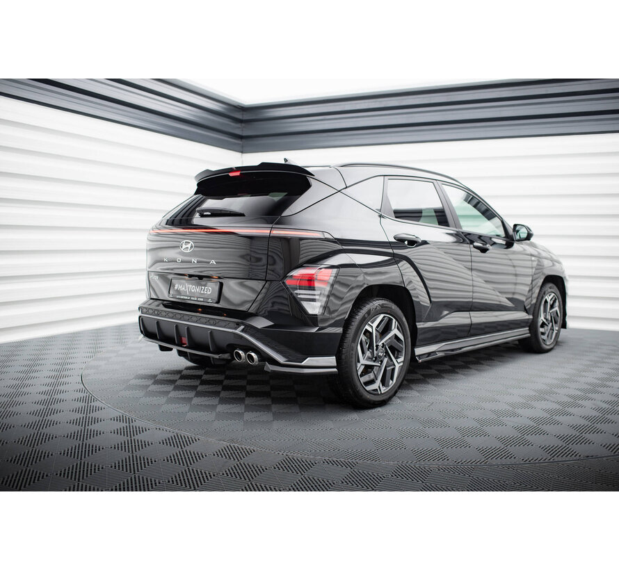 Maxton Design Rear Splitter (with vertical bars) Hyundai Kona N-Line Mk2